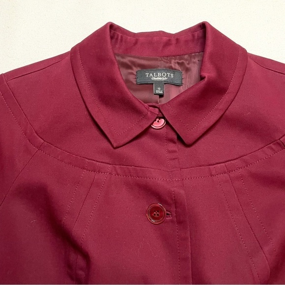 Talbots 4 button jacket blazer 12 - Picture 2 of 14